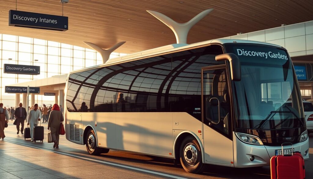 Transfers from Dubai International airport to Discovery Gardens Dubai