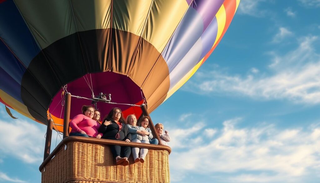 Can overweight people go on a hot air balloon?