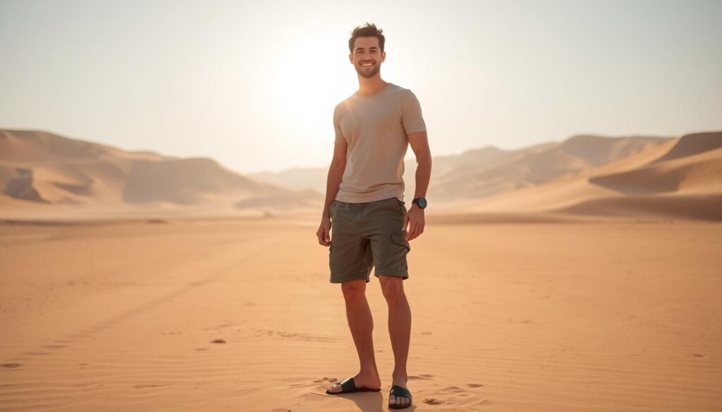 Can you wear shorts in Dubai desert?