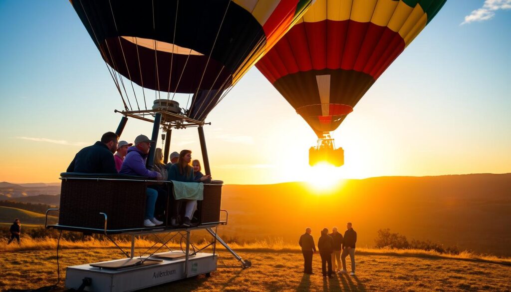 Do you get weighed for hot air balloon?