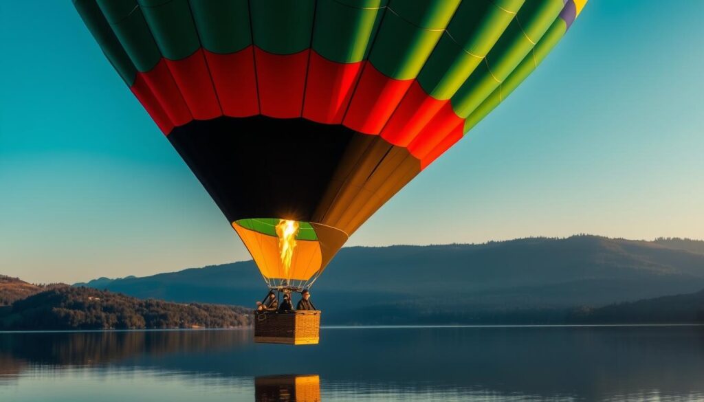 How fast can you go in a hot air balloon?