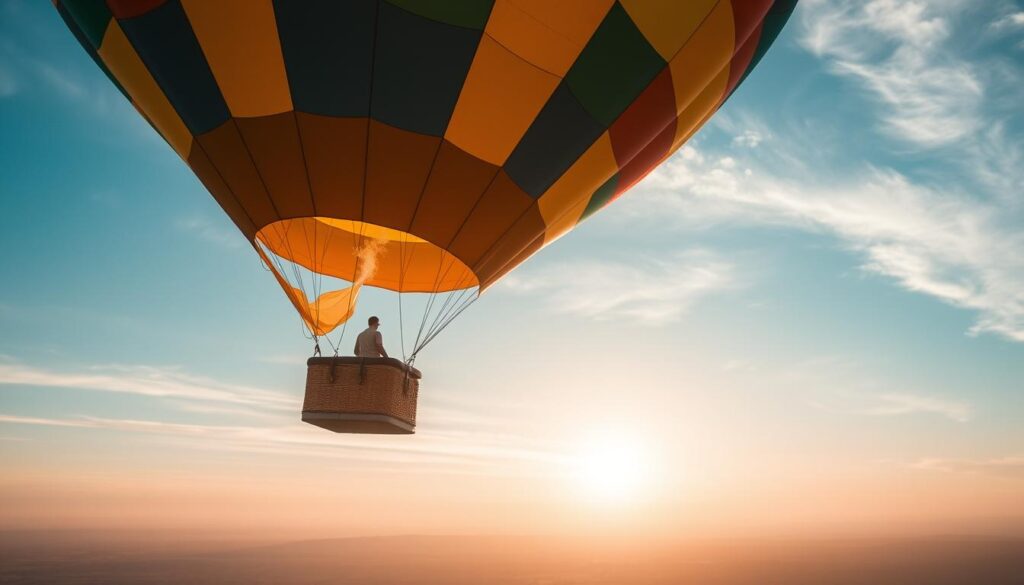 How long can you stay in a hot air balloon?