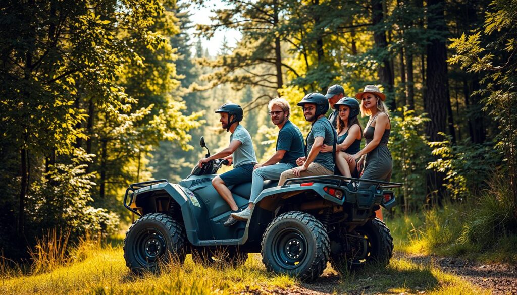 How many people can fit on an ATV?