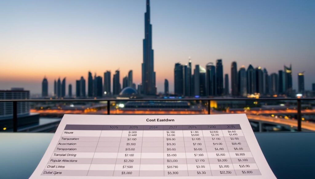 How much money is required for Dubai tour?