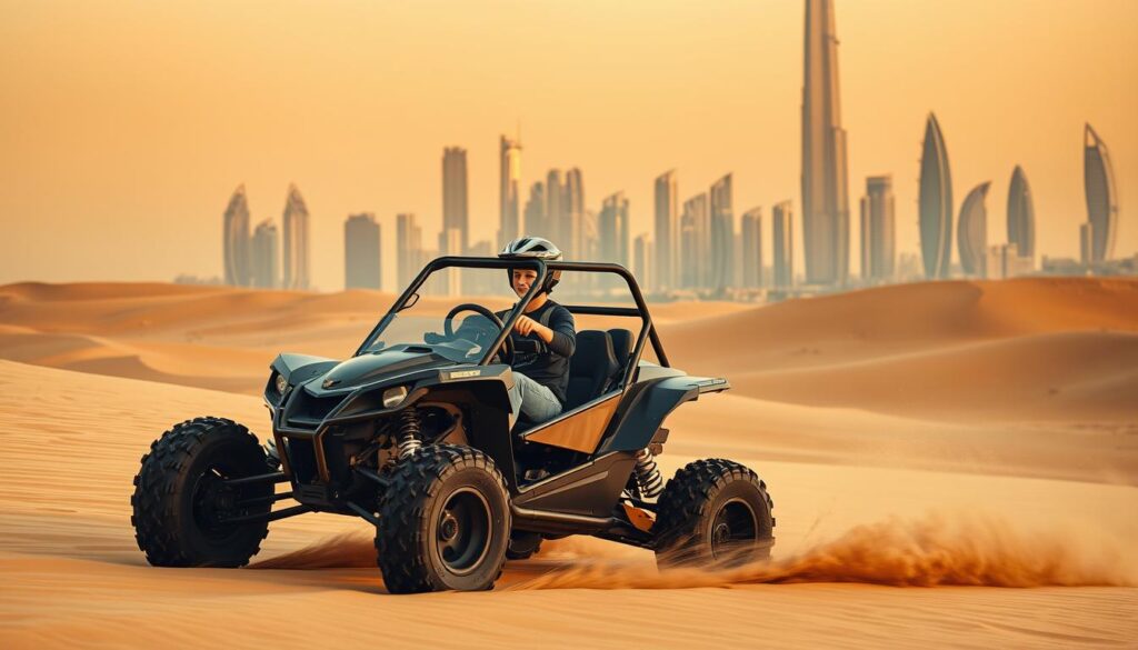 How old do you have to be to ride a buggy in Dubai?