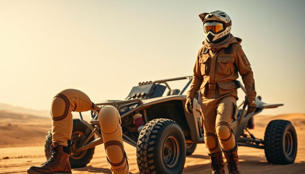 How to dress for a dune buggy?