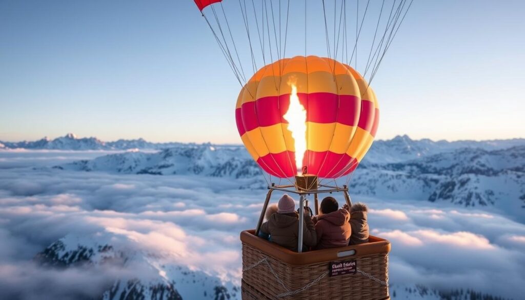 Is it cold up in a hot air balloon?