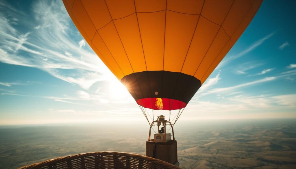 Is it cold when you go up in a hot air balloon?