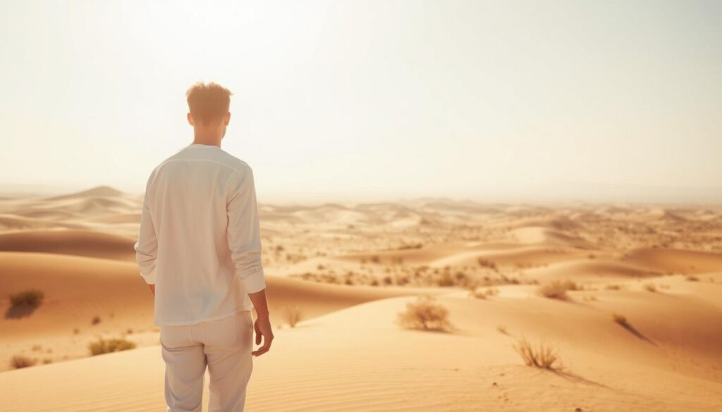 What color should you wear in the desert?