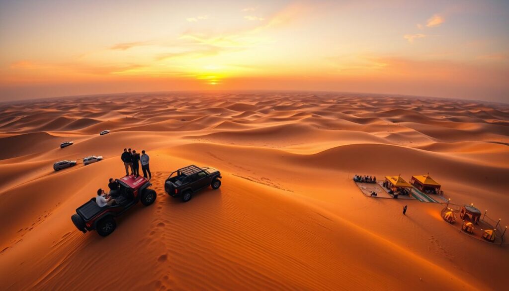 What does the Dubai desert safari include?