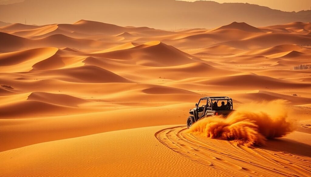 What is red dune bashing in Dubai?