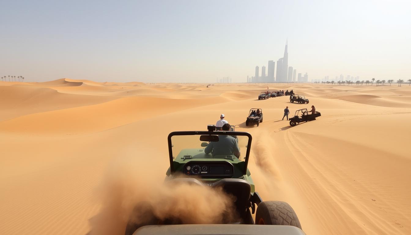 What is the minimum age for dune bashing in Dubai?