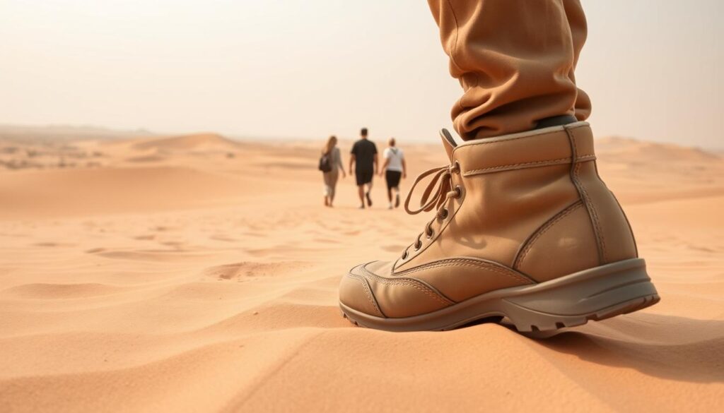 What shoes to wear in Dubai desert safari?