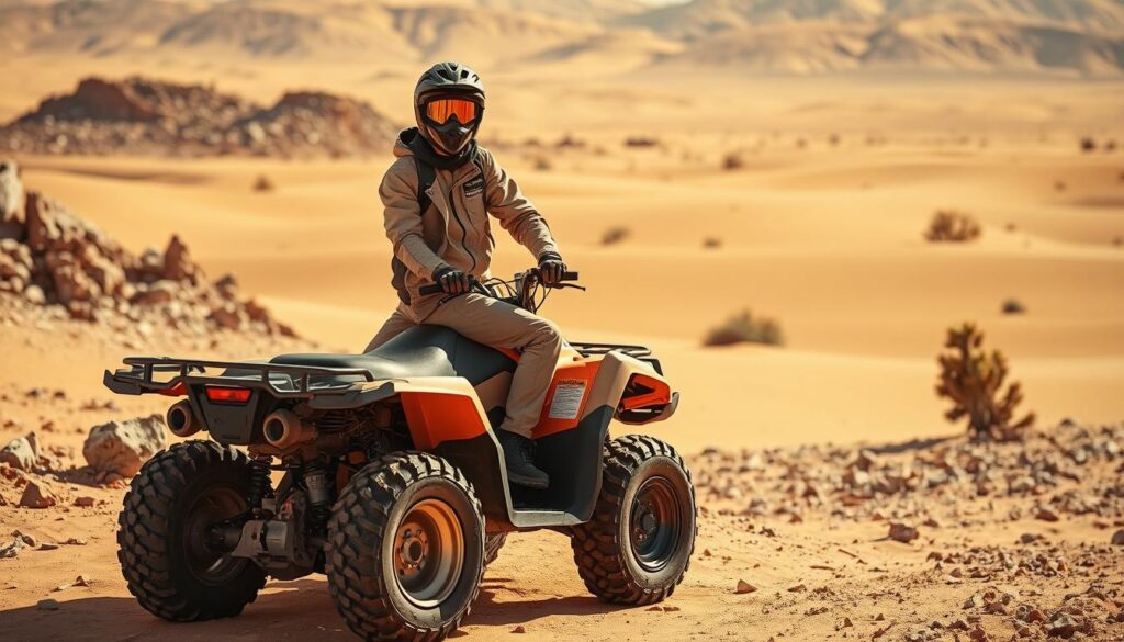 What to wear when quad biking in the desert?