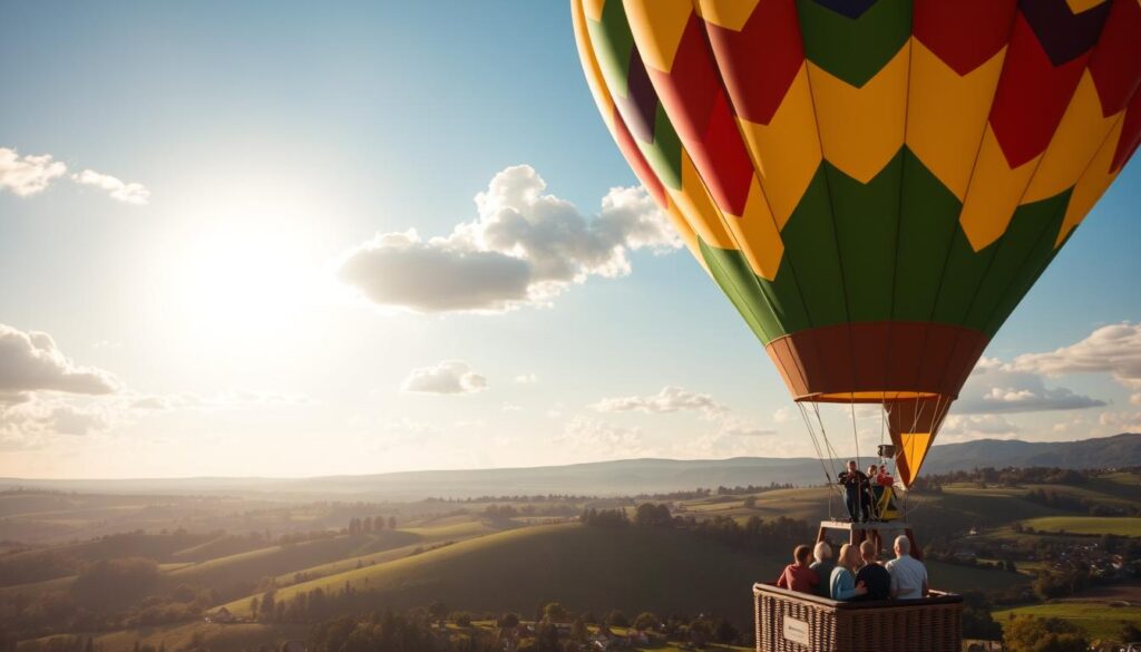 What weather is good for hot air balloon?