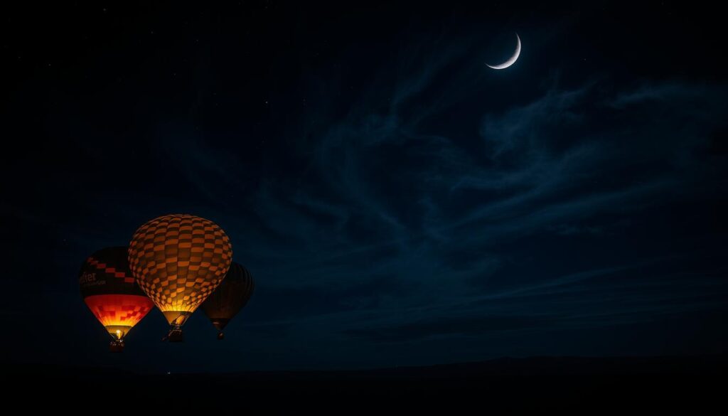 Why don t hot air balloons fly at night?