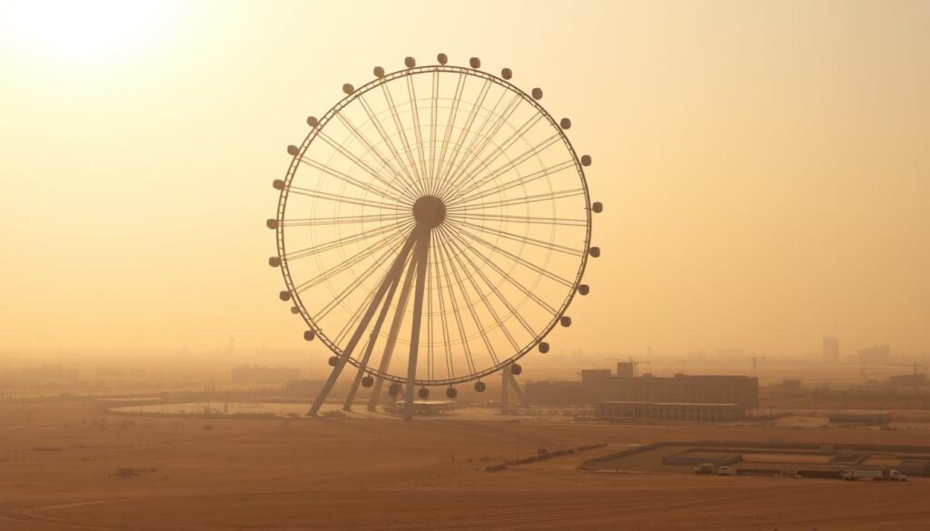 Why is the Dubai Eye still closed?